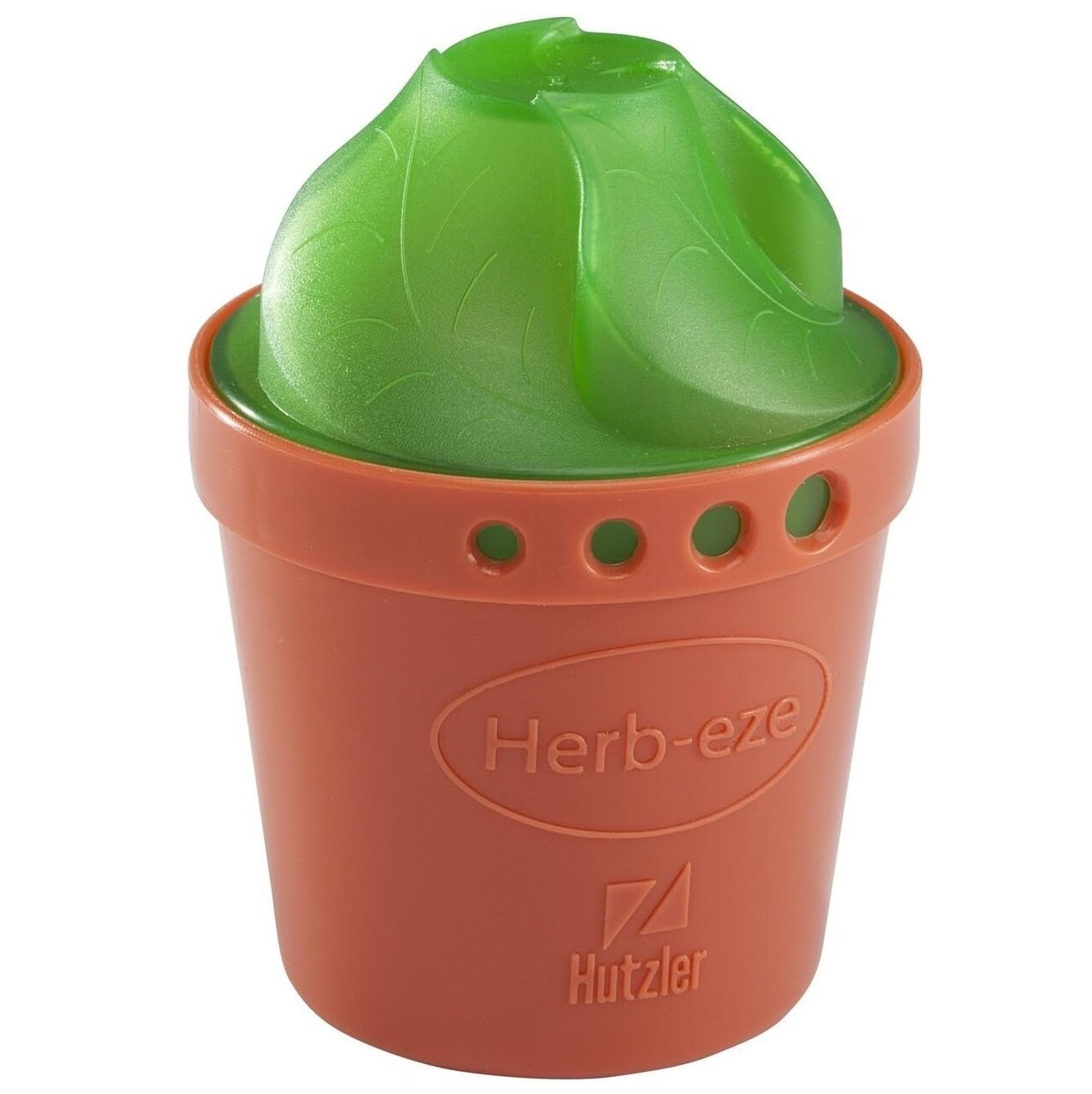 Hutzler Herb-Eze Herb Stripper & Freezer Storage Container - Strip, Measure, Collect and Store Fresh Herbs